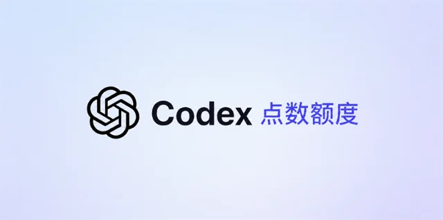 Codex 点数额度充值 (Free账号勿买)